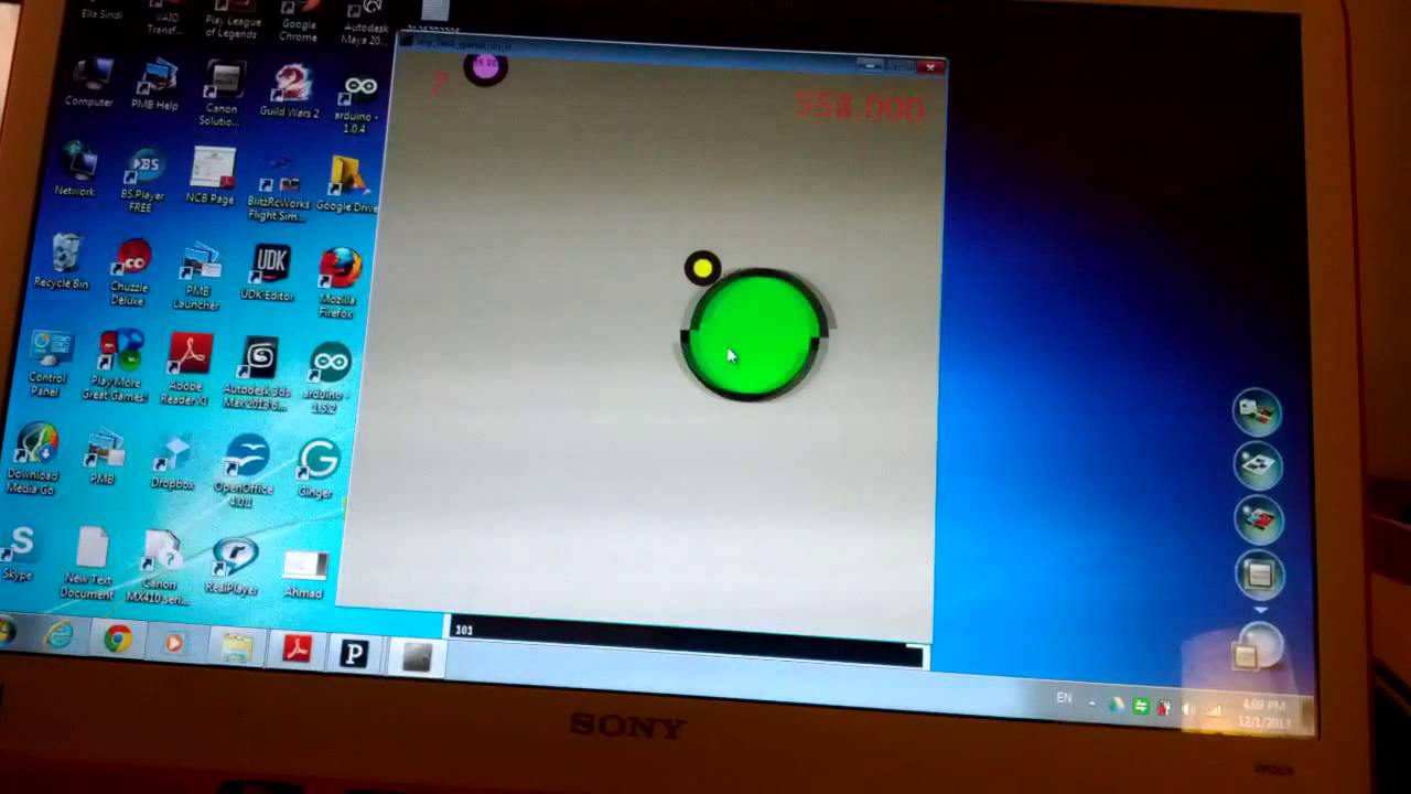 simple video game I created using processing - YouTube