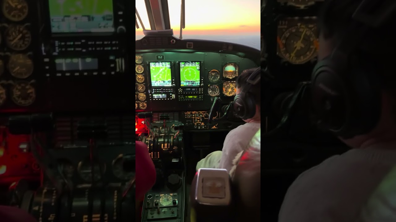 First time dropping the gear. #aviation #pilot #kingairf90 #flying #flight #kidsflying