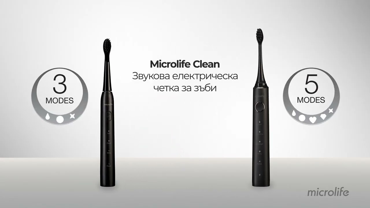 Изработка на тв реклама за електрически четки за зъби microlife clean 1