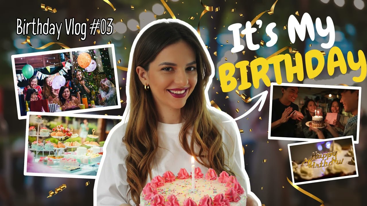 Engaging YouTube Thumbnails for Birthday Celebration Vlogs  | YT thumbnail