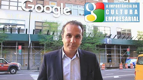 Qual é a estrutura organizacional da Google?