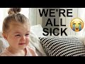 DAY IN THE LIFE WITH 2 SICK BABIES :( | Infant + Toddler | Tara Henderson
