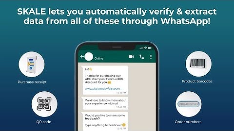 SKALE WhatsApp Chatbot: Reward ecommerce and in-store shoppers instantly!
