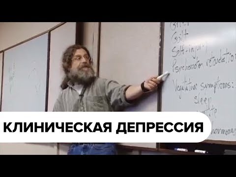 Большое депрессивное расстройство [Роберт Сапольски, лекция, озвучка]