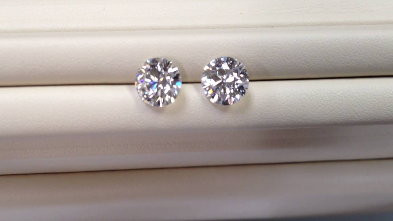 Two Large Diamonds - A Stunning Matched Pair - YouTube