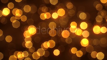 Golden Particles Bokeh Loop