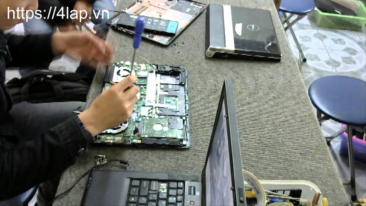 Hướng dẫn thay thế sửa chữa tháo lắp bàn phím laptop Dell Vostro 5460 4lap.vn