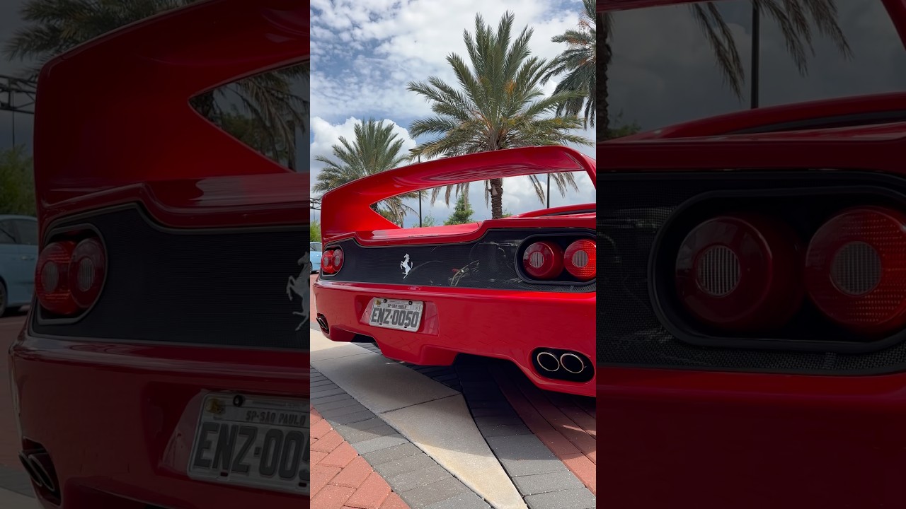 Ferrari F50 subtle engine start sound‼️ #ferrari #ferrarif50 #f50 #italiancars #exhaustsound
