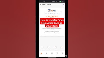 Funds transfer from Allied Bank to other Bank Account / Faysal Bank Using MyABL App 🏦 #Allied #MyABL