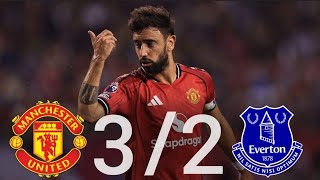 Manchester United Vs Everton 3-2 | All Goals And Highight
