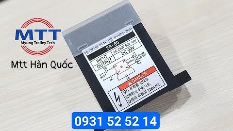 Diot sr-60 bokuk cầu trục - Diot bk-060j1 - Ray điện an toàn cầu trục Hàn Quốc 1P 3P- Palang Hyundai