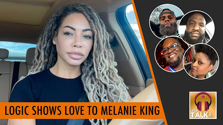 Logic shows love to @MelanieKing1 for pushing back...