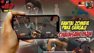 KITA DAPAT SENJATA CHAINSAW MAN! The Walking Zombie 2 GAMEPLAY #2 screenshot 5
