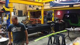 Langmuir Systems crossfire XR assembly part 5 traming z axis and installing x axis ball screw