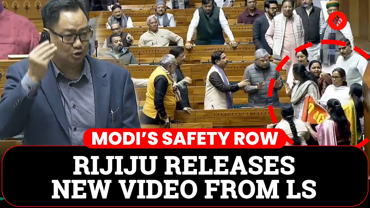 После того, как оппозиция раскритиковала высказывание Ом Бирлы, Кирен Риджиджу опубликовал видео,...