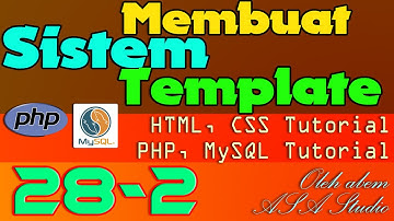 Membuat Sistem Template, 28 2, Header Fungsi Upload Logo dan Border, PHP, MySQL, CSS Tutorial Seri
