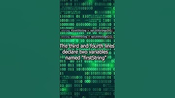 Learn How to Split Strings Like a Pro in C# #shorts