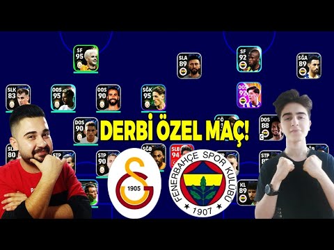 TOLGA İLE GALATASARAY - FENERBAHÇE DERBİSİ ÖZEL MAÇ! eFootball 2023 Mobile