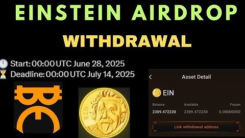 EINSTEIN ($EIN) Airdrop Claim Tutorial | How to Claim & Withdraw $EIN Tokens to MetaMask | Satoshi