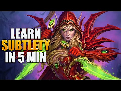 Learn Subtlety Rogue