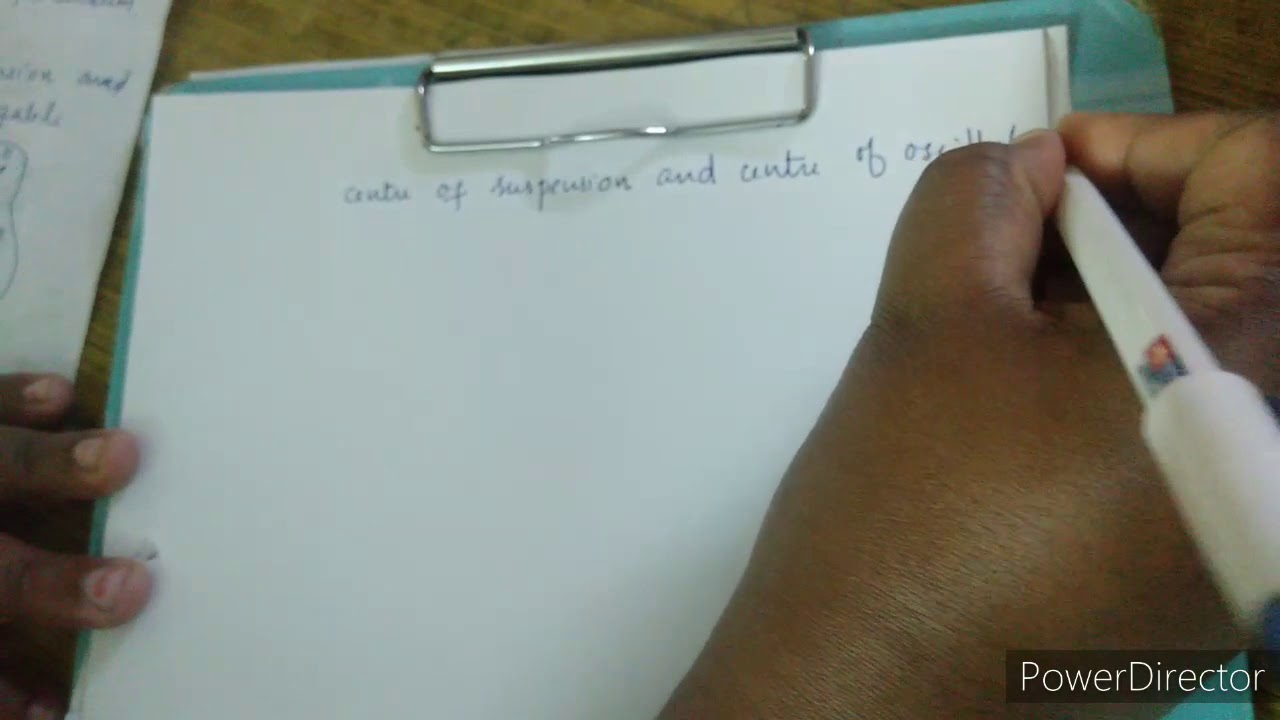 Center of oscillation , interchangeable points, equivalent simple