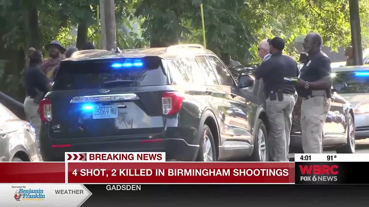 4 shot, 2 killed in Birmingham - YouTube