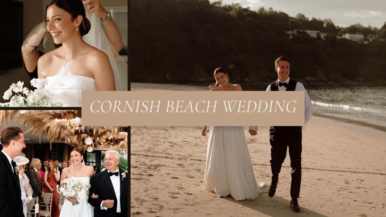 YES, this is the UK! A Dreamy Cornish Beach Wedding - Carbis Bay Hotel, St.Ives, Cornwall