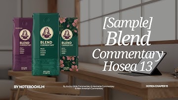 [샘플_호세아 13장] AI로 누구나 만들 수 있는 블랜드 주석 [Anchor, Hermeneia, NAC] 더보기란_프롬프트 공유