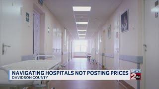 Navigating hospitals not posting prices