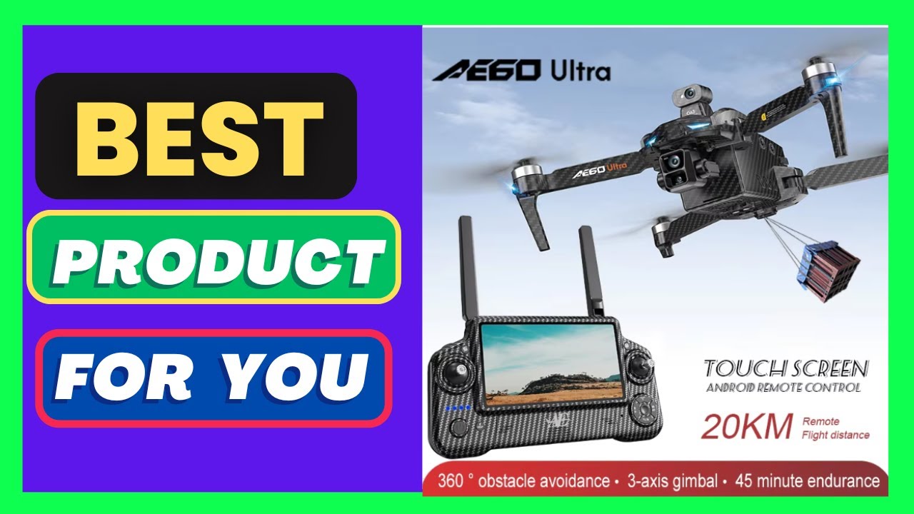 New AE60 Profesional GPS Drone With 8K Camera 3-Axis Gimba