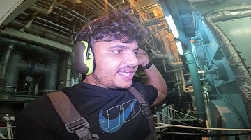 නැවක එන්ජිමක ඇතුල බලමුද | crankcase inspection | #thesailor #shiplife #marineengineer