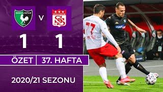 ÖZET: Y. Denizlispor 1-1 DG Sivasspor | 37. Hafta - 2020/21