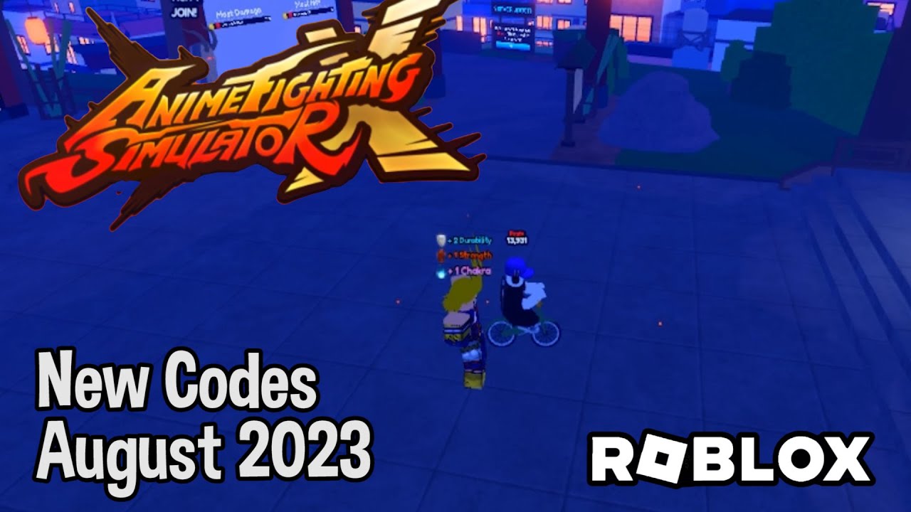 Roblox Anime Fighting Simulator Codes 2023