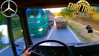 My Pov Driving Diesel Truck Mercedes 814 or Real Life ETS 2