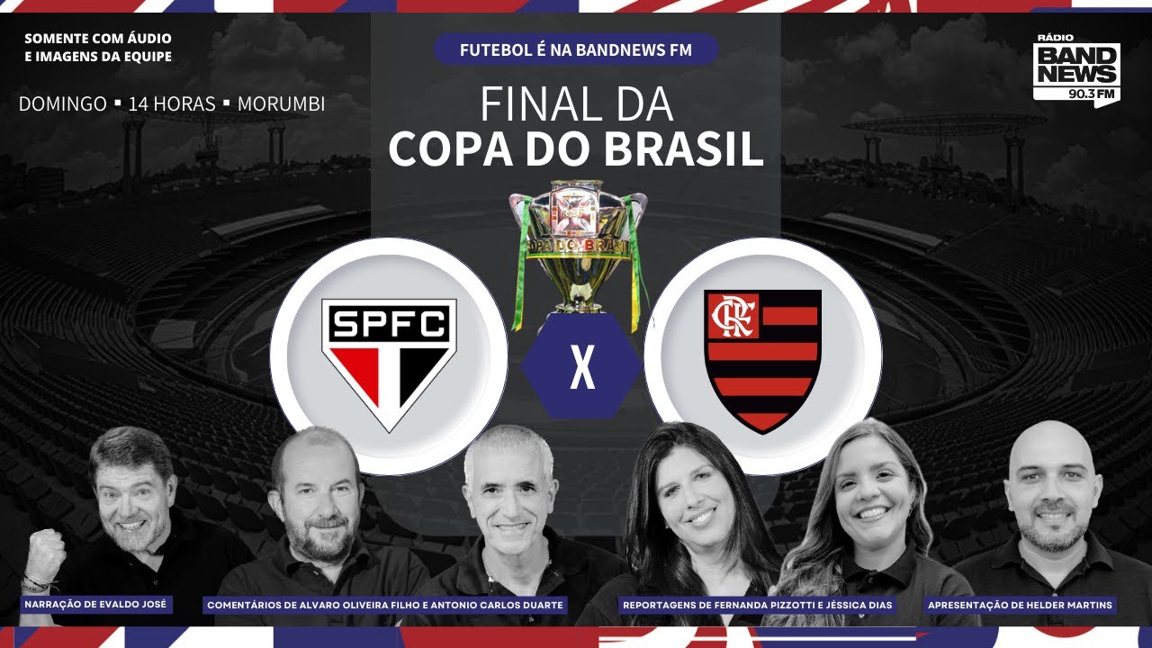 🔴⚽ | AO VIVO | Flamengo x São Paulo - Grande Final da Copa do Brasil ...