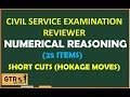 Civil service exam reviewer 2023  numerical reasoning