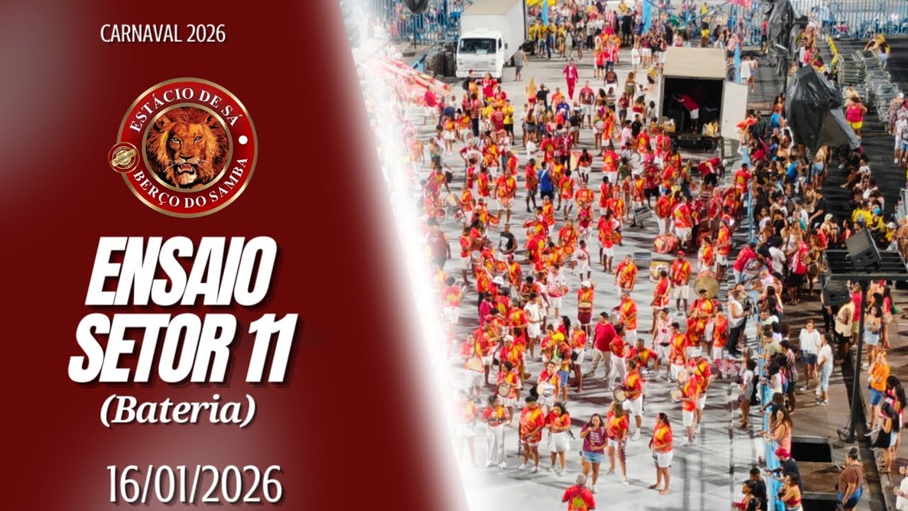Estácio de Sá 2026 (Ensaio de Bateria no Setor 11)