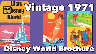 1971 Walt Disney World Opening Brochure Vintage! - YouTube