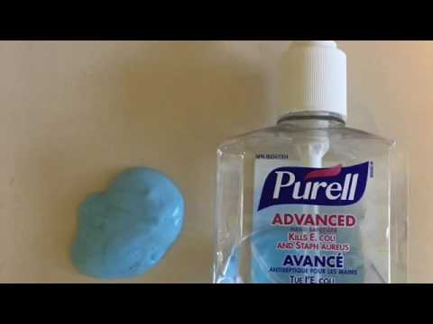 How to make slime with Hand sanitizer (No glue)ðŸ˜± - YouTube