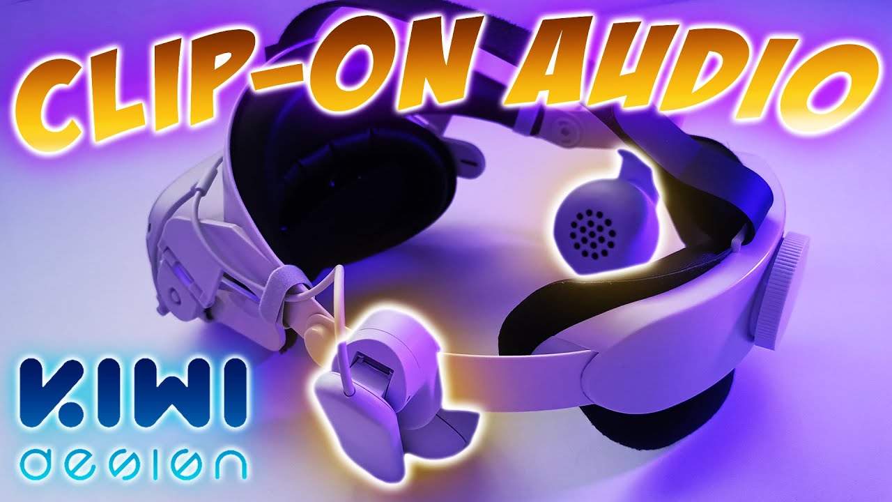 Quest2 Headphones for ANY strap! Kiwi Design Unboxing and Review