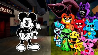 Mickey Mouse ALL PHASES VS Smiling Critters | Friday Night Funkin' Mod