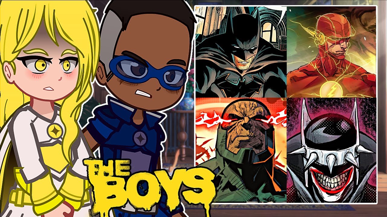 The Seven React To DC || The Boys || Gacha React - TikTok Edits || {ALL PARTS}