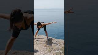 Yoga Stretching training. Flexibility & Relaxing Stretching. Fitness Flexible Girls #shorts
