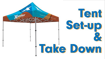 How to Set Up Your Custom Printed Event Tent | eXpo Branders