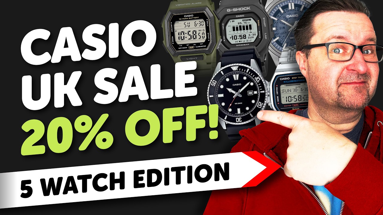 5 GREAT CASIOs to Buy NOW! 😍 20% OFF at Casio UK!!