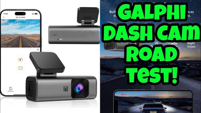 galphi AZDS5108 Dash Cam 2K WiFi 1440P Car Dash Cam Front, Dash Camera for  Cars, Dashboard Camera Recorder with Super Night Vision, and more.