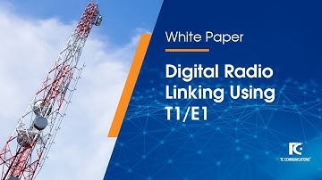 Digital Radio Linking Using T1/E1 | White Papers