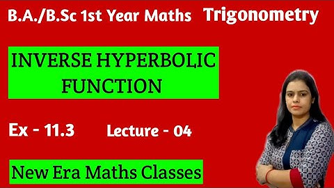 #Inverse_Hyperbolic_Function #Trigonometry ba /bsc 1st How To Find General Value & Principal Value