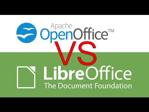 Video: LibraOffice Versus OpenOffice Versus Microsoft Office