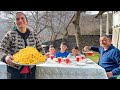 The best Bulgur Pilaf Cooked with Love in an Azerbaijani village